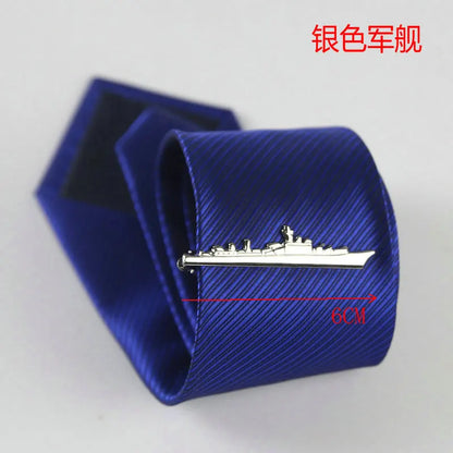 Men's classic tie clip, various motifs
