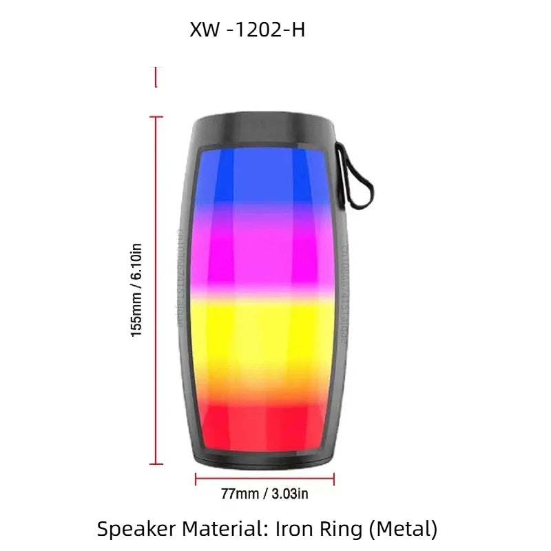 PHONEPACE Bluetooth speaker, spectacular lighting