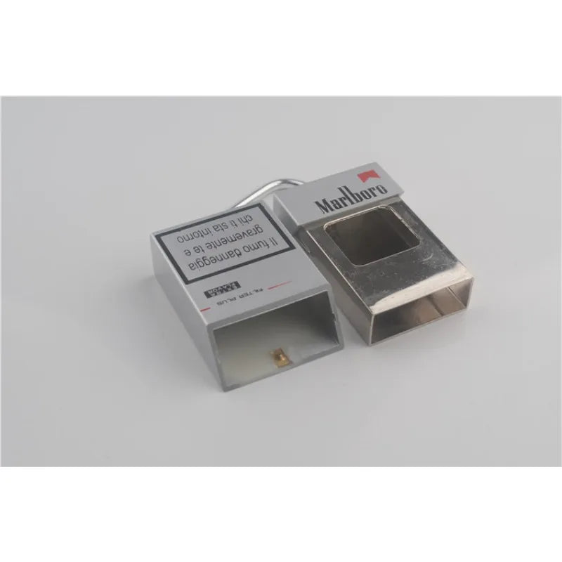 Portable ashtray with storage box, mini cigarette case
