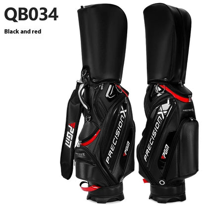 PGM QB034 golf bag, premium, leather bag, for 14 clubs