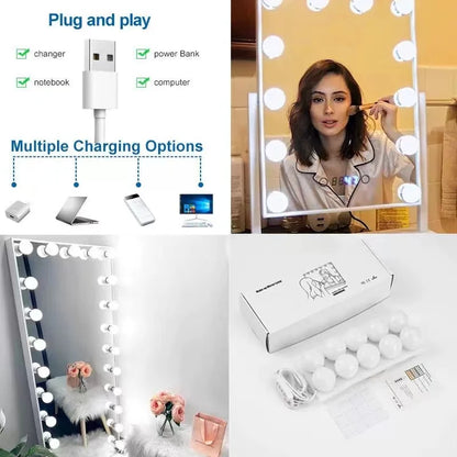 Professional LED light bulbs for makeup mirrors
