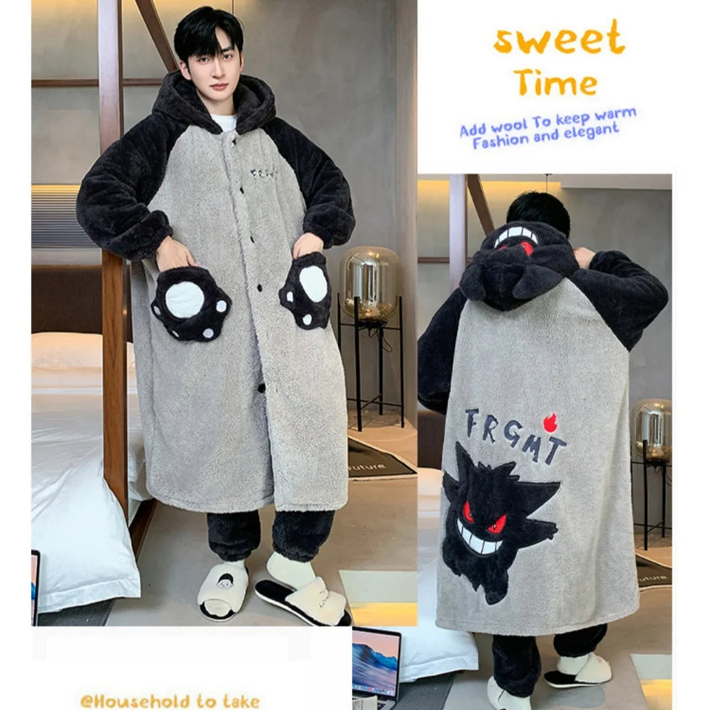 Gengar Pokemon yöasusetti miehille