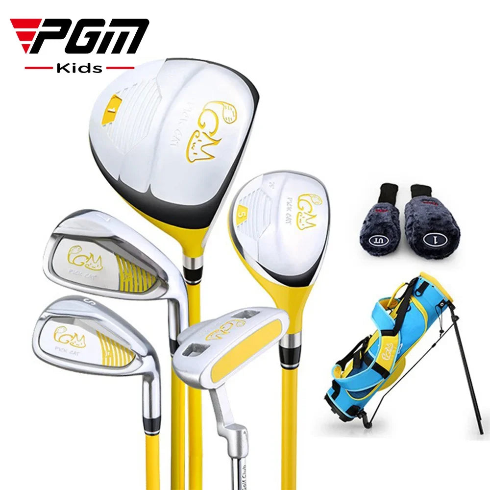 PGM Kids Golf Club Set for ages 3-12, practice set for boys and girls