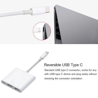 USB-C Hub HDMI 4K Adapteri - 3-in-1 Type-C Muunnin MacBook & Laptop