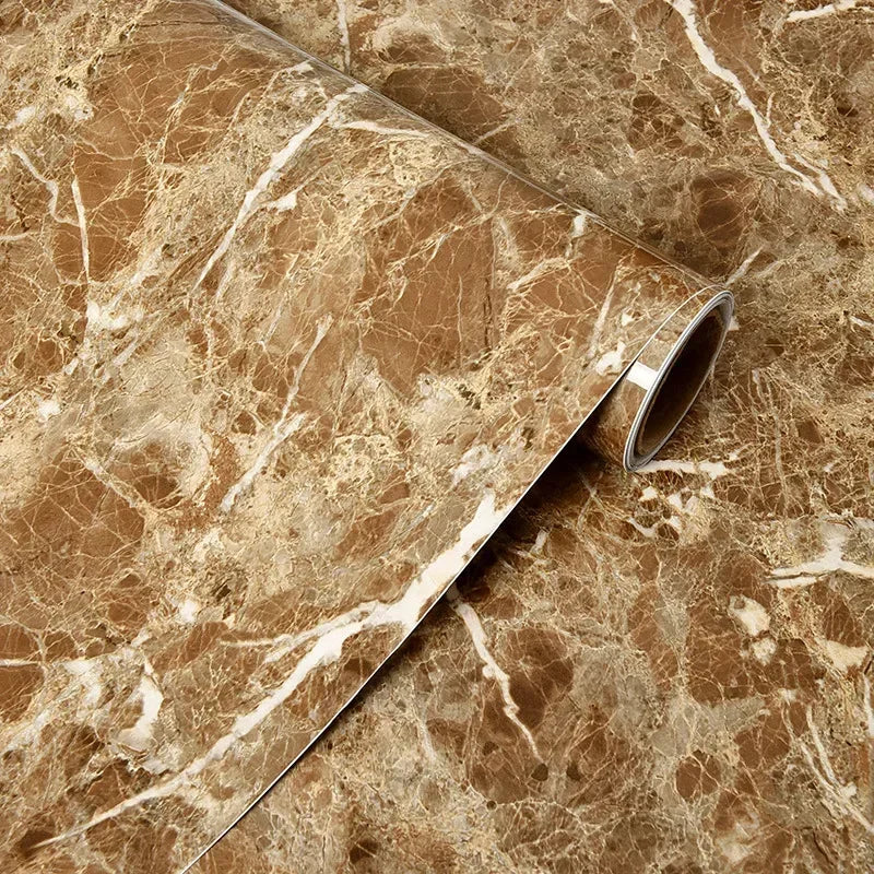 Marble patterned self-adhesive wallpaper, available in many different variations