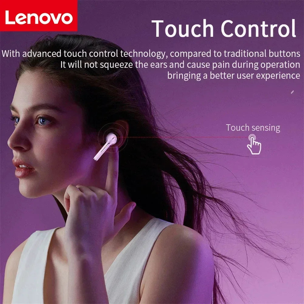 Lenovo J18 TWS Bluetooth-nappikuulokkeet – HiFi Stereo, Vedenkestävät ja Kosketusohjaus