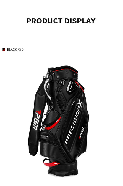 PGM QB034 golf bag, premium, leather bag, for 14 clubs