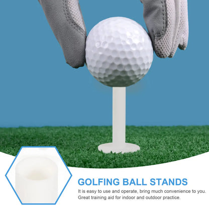 Silicone golf tees 5 pcs, flexible professional ball holders for practice