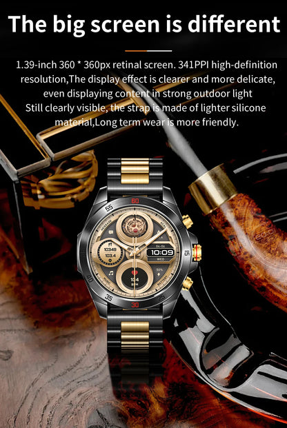 EIGIIS NX1 Pro smartwatch 1"43 AMOLED display, over 100 watch faces, diverse sports modes