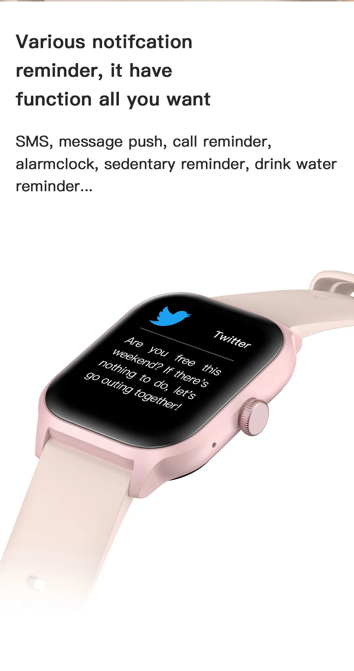 LEMFO LT10 smartwatch, fitness tracker, sports modes