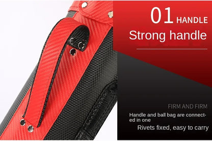 PGM QIAB008 golf bag, lightweight rack bag for 9 clubs, for men and women