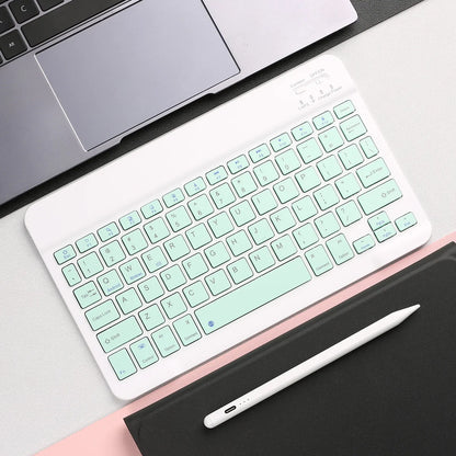 Langaton Bluetooth-Näppäimistö Ladattavalla Akulla - Pelaaminen & Työ iOS/Android/Windows - Sininen