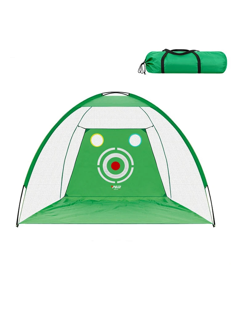 PGM golf practice tent, foldable, for indoor and outdoor use