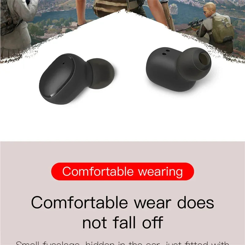 TWS E6S Langattomat Bluetooth-kuulokkeet – LED-näyttö, Melunvaimennus, Mikrofoni – Pinkki