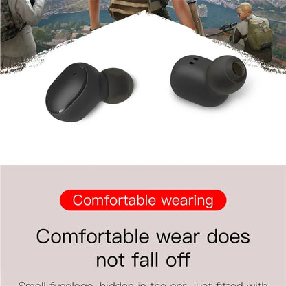 TWS E6S Langattomat Bluetooth-kuulokkeet – LED-näyttö, Melunvaimennus, Mikrofoni – Pinkki