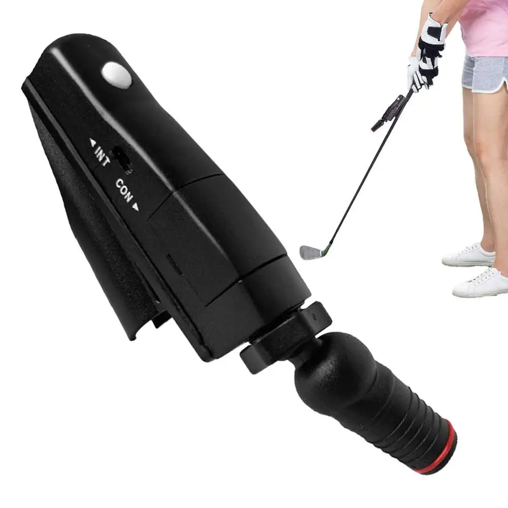 Adjustable golf putter laser aiming aid for putting line correction