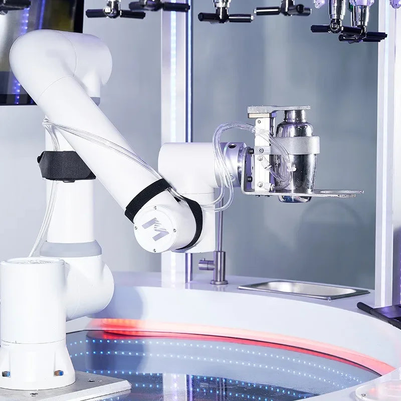 Smart bartender robot arm, automatic cocktail robot for bars
