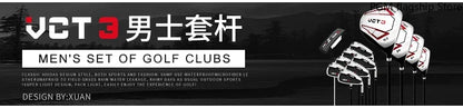 PGM VCT3 Golf Club Set 12 Pieces for Men, Top-Class Set for Beginners