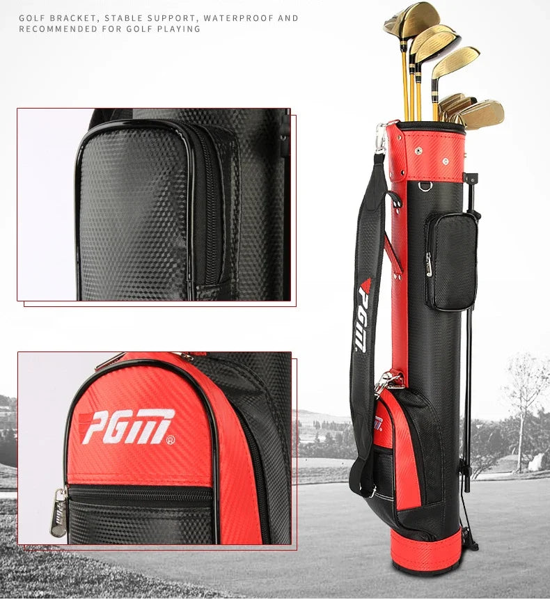 PGM QIAB008 golf bag, lightweight rack bag for 9 clubs, for men and women