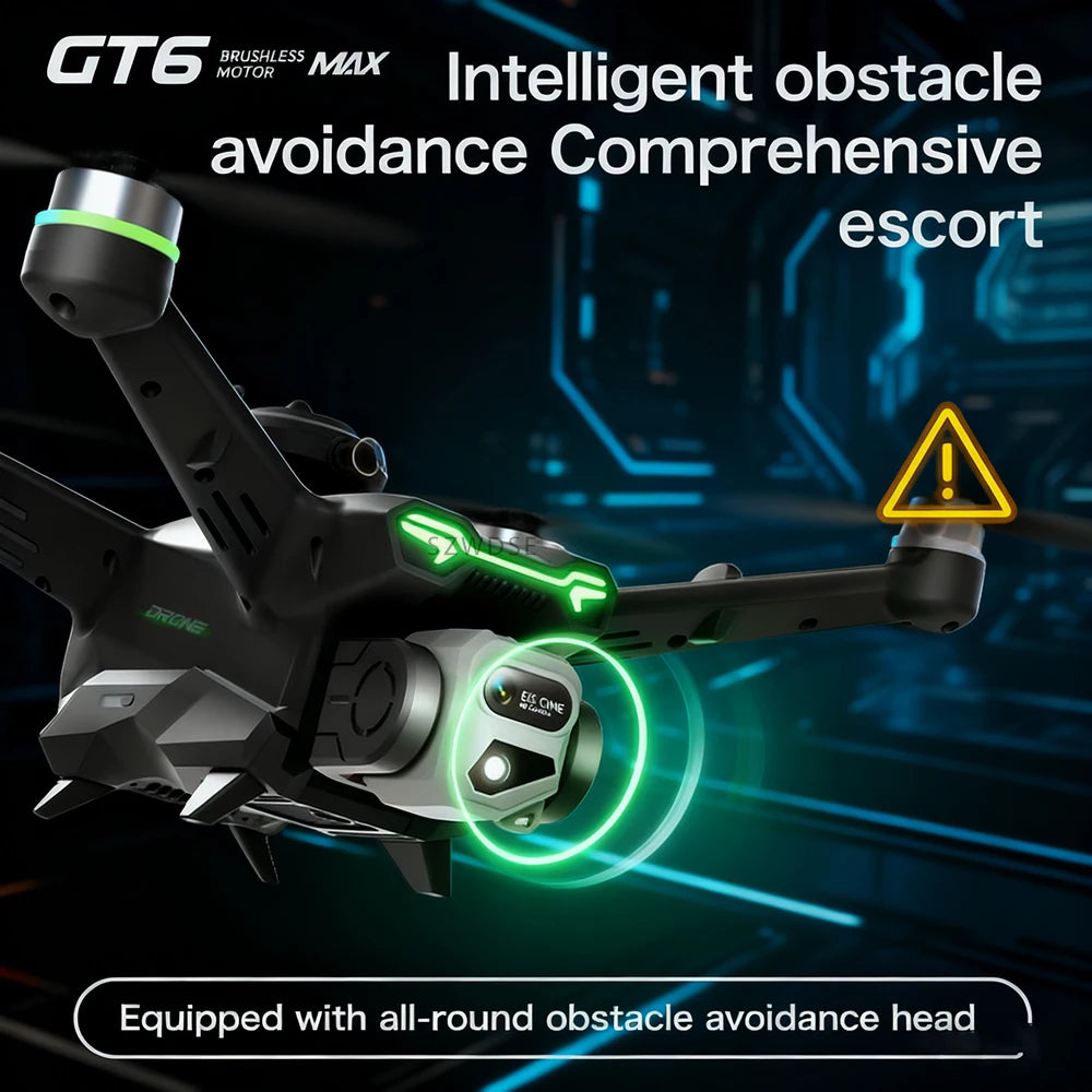 GT6 Max Drone 2025 – 8K Kamera, 5G GPS, 2KM Kantama, Harjaton Moottori – Ammattilaisdroni