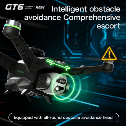 GT6 Max Drone 2025 – 8K Kamera, 5G GPS, 2KM Kantama, Harjaton Moottori – Ammattilaisdroni