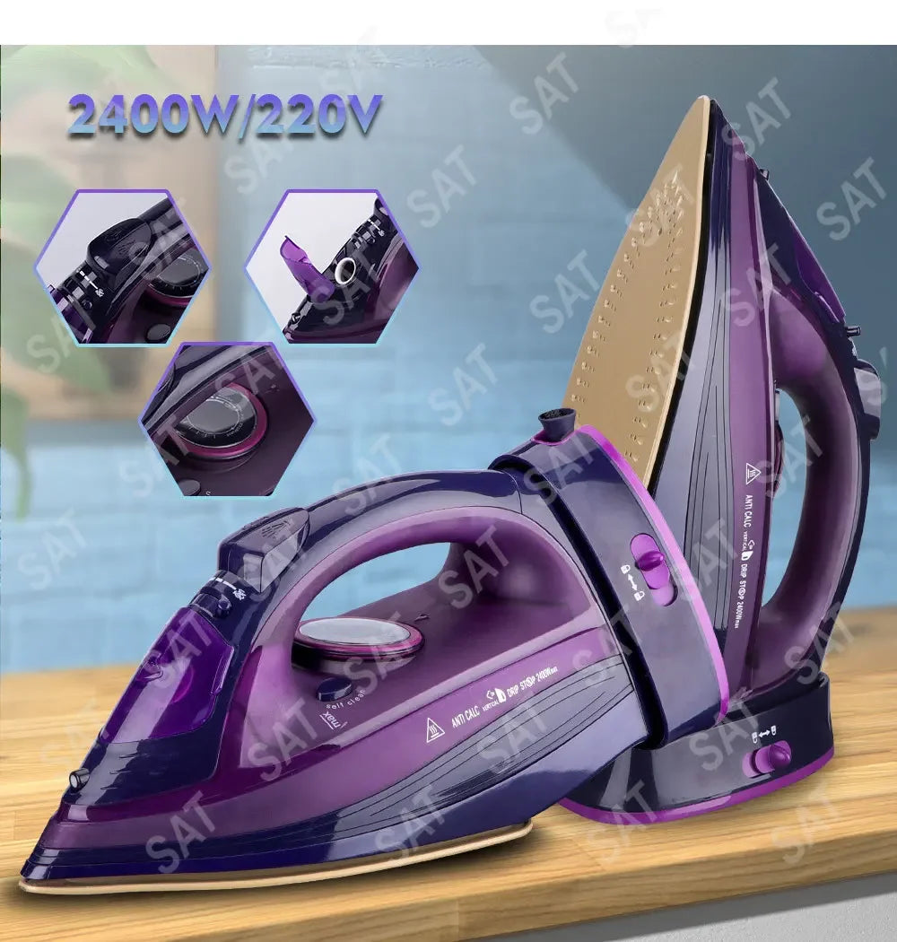 Kannettava höyrysilitysrauta, telakalla