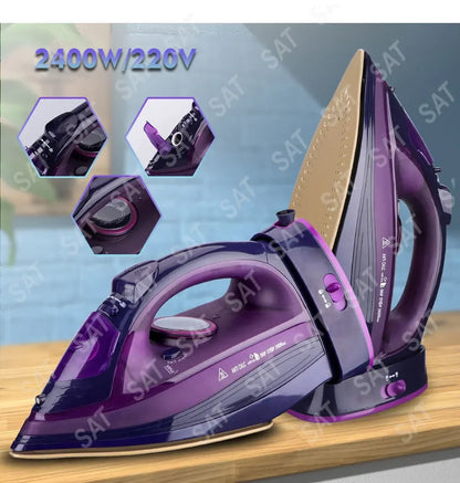 Kannettava höyrysilitysrauta, telakalla