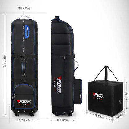 PGM HKB009 golf flight bag with pull cart