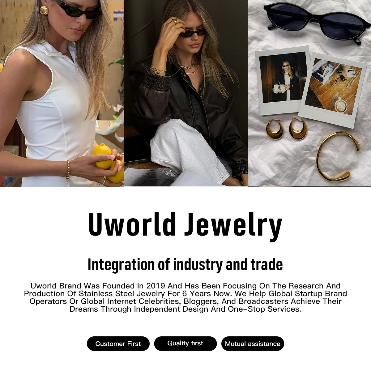 18K kullattu sydänsolki kaulakoru naisille