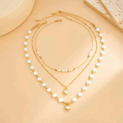 KunJoe Helmikaulakorusetti sydänriipuksella naisille