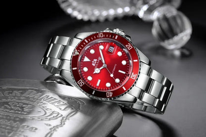 Men's automatic watch, mechanical movement, Swiss