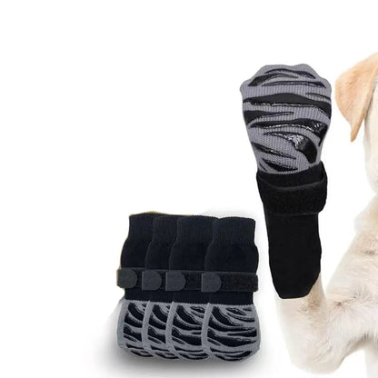 Dog cotton non-slip socks 4pcs