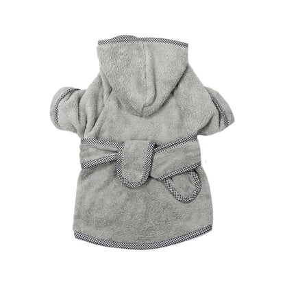 Dog bathrobe, highly absorbent and quick-drying, for small and large dogs