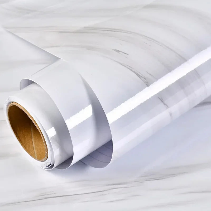 Marble patterned self-adhesive wallpaper, available in many different variations