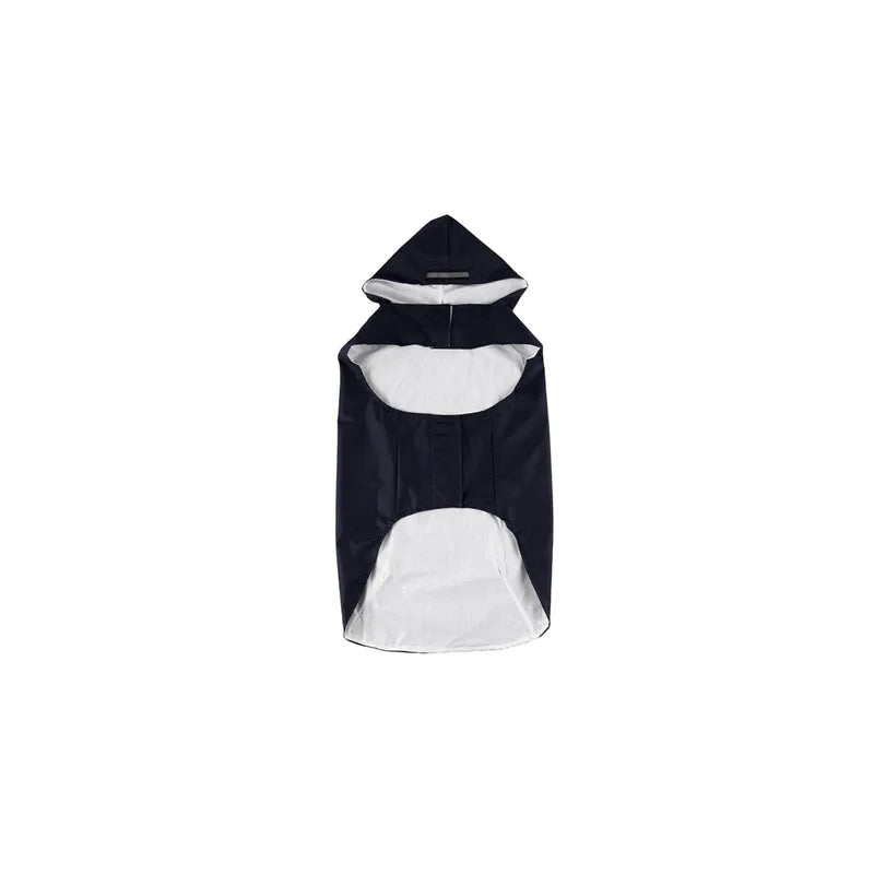 Dog raincoat, waterproof hoodie with reflective stripes, all sizes available