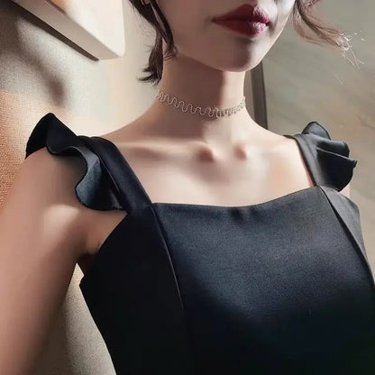 Hollow heart pendant necklace for women, available in different variations