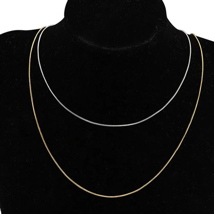 HIYEE Snake Chain Necklace for Pendants