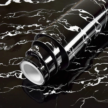 Marble patterned self-adhesive wallpaper, available in many different variations