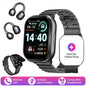 2-in-1 Smartwatch with wireless headphones, calls, health modes, sports modes, New 2025