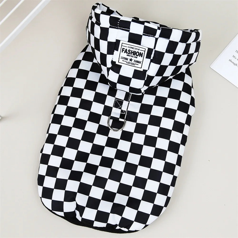 Dog winter coat, thick and warm material, for small and medium-sized dogs