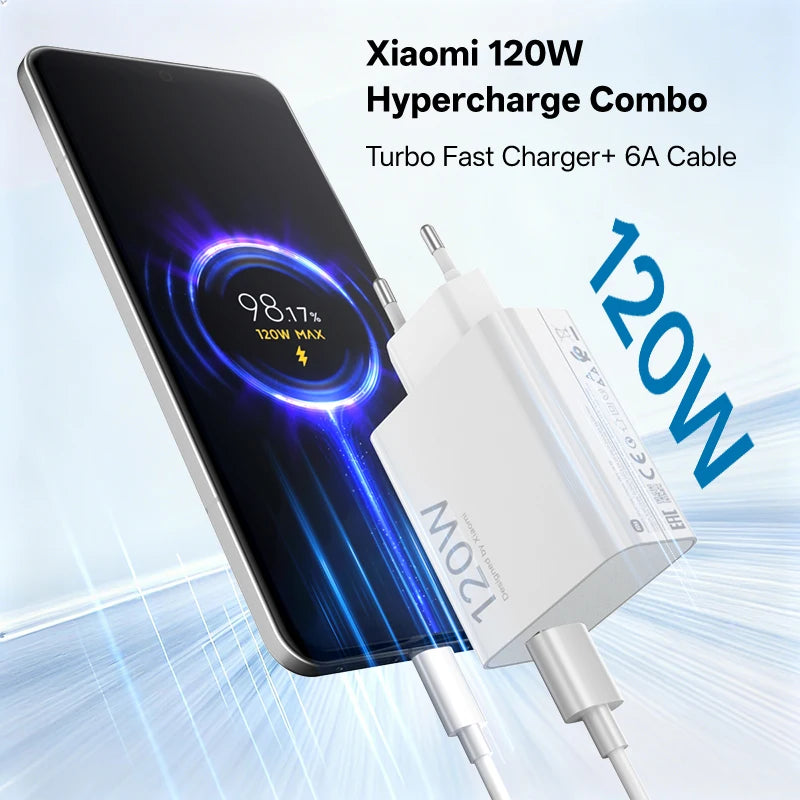 Xiaomi 120W Hypercharge -pikalaturipaketti