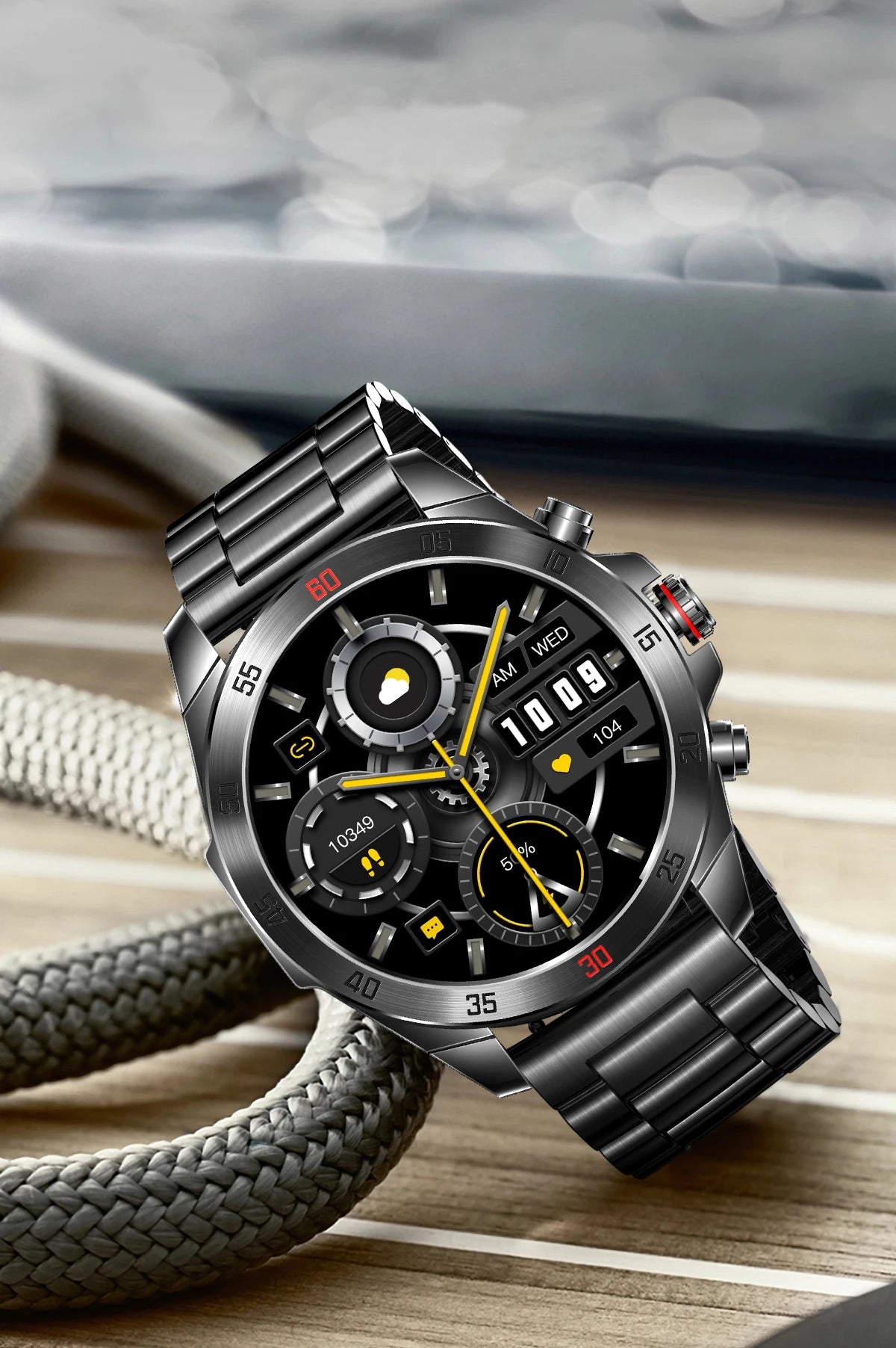 EIGIIS NX1 Pro smartwatch 1"43 AMOLED display, over 100 watch faces, diverse sports modes