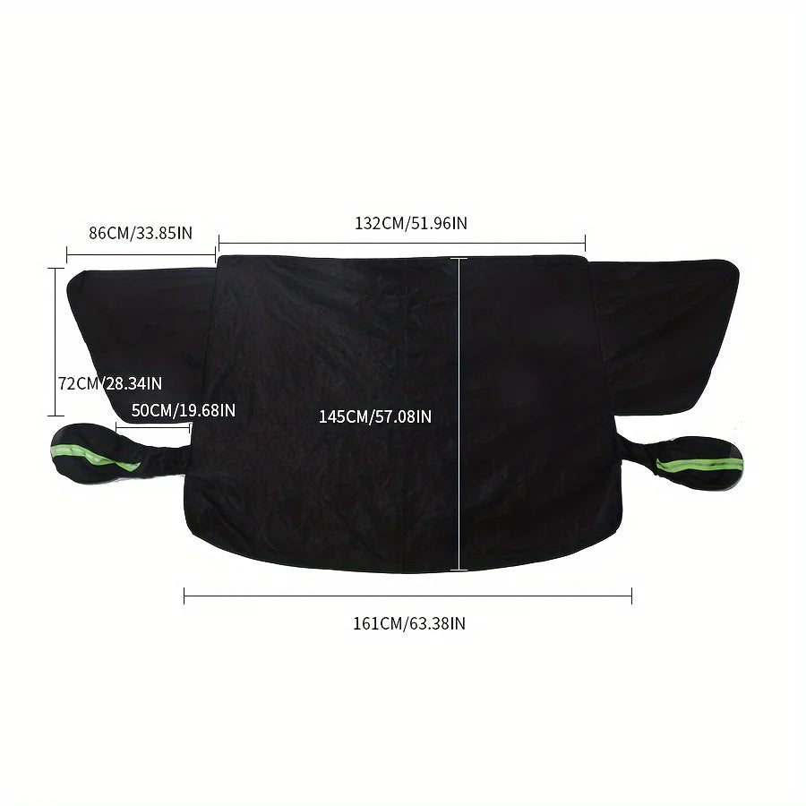 Premium Auton Lumipeite 2024 – Paksuunnettu Tuulilasin Suoja Pakkaselle & Lumelle – Talvisuoja