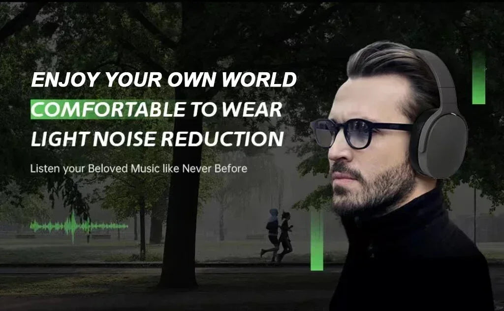 Langattomat Bluetooth-kuulokkeet Over-Ear – HiFi Stereo, HD-mikrofoni, TF/AUX – Pinkki