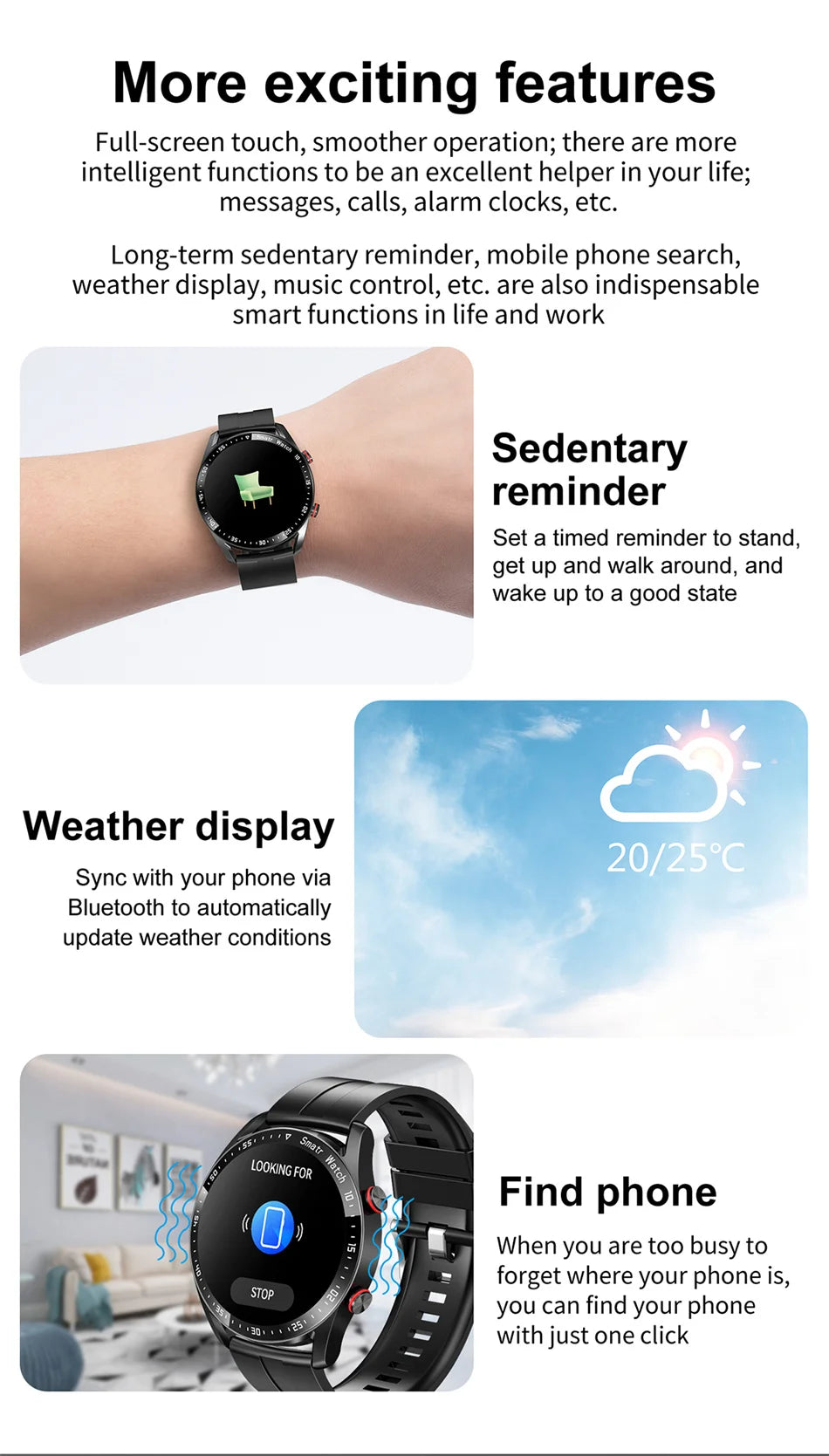 Premium Smartwatch, Bluetooth calls, versatile health tracking, fitness tracking, business design