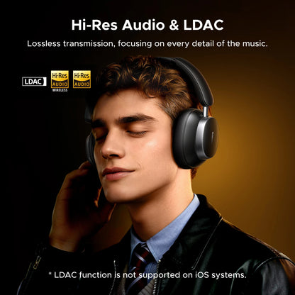 UGREEN Studio Pro Wireless Headphones - 48dB ANC Noise Cancelling, Hi-Res LDAC, 120h Battery Life