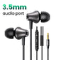 UGREEN USB-C Headphones with Microphone - HiFi Stereo In-Ear Headphones with 3.5mm Jack