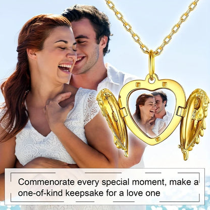 Enkelinsiipi riipuskoru kuvalla