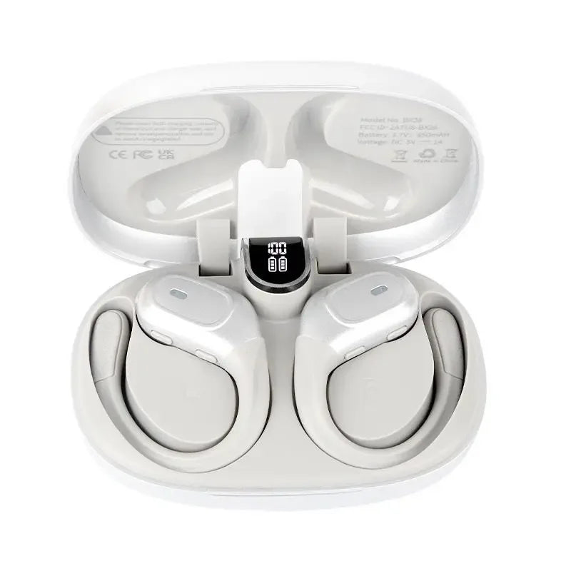 Bluetooth 5.3 Urheilukuulokkeet IP7 Vedenkestävä - ENC Kohinanvaimennus LED-näytöllä