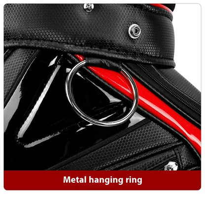 PGM QB034 golf bag, premium, leather bag, for 14 clubs